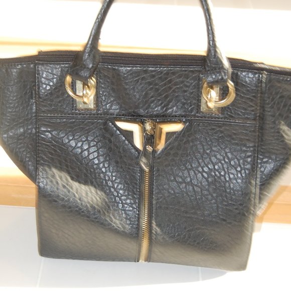 DANIELLE NICOLE  Man made materials Black Hand Bag - No Shoulder Straps - Picture 4 of 16